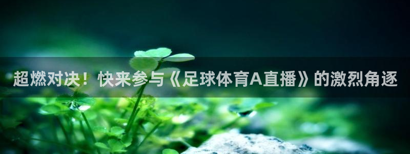 so米体育app下载：超燃对决！快来参与《足球体育A直播》的激烈角逐