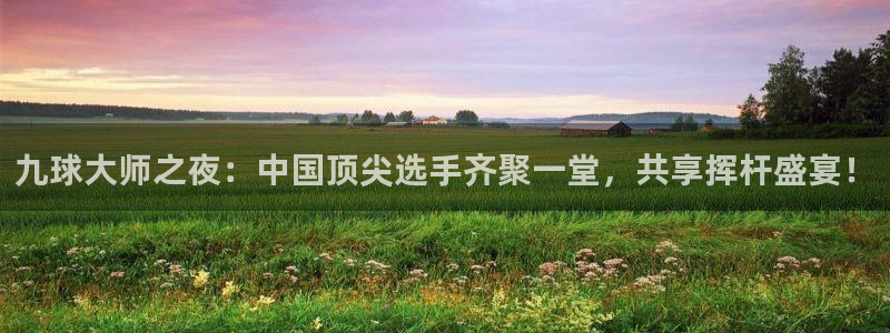 so米体育直播免费：九球大师之夜：中国顶尖选手齐聚一堂，共享挥杆盛宴！